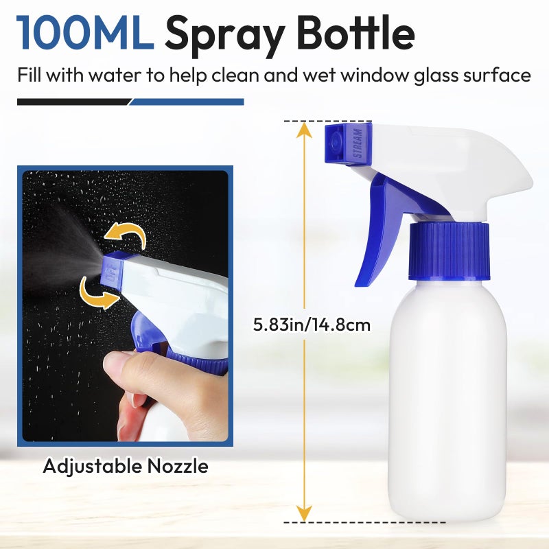 rabbitgoo Window Tint Kit, Window Privacy Film Installation Tint Tools, 3 Pieces Easy to Apply Frosted Glass Stained Glass Privacy Film Application Kit Include Squeegee, Utility Knife, Spray Bottle - Image 2